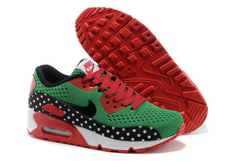 Nike Air Max 90 Em Women Green Red Running Shoes Online Shop